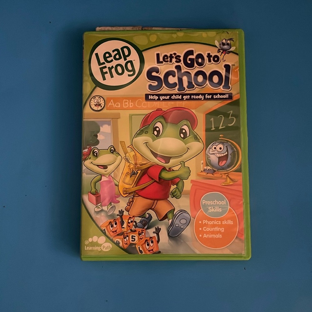 LeapFrog Let's Go to School Educational DVD - Green